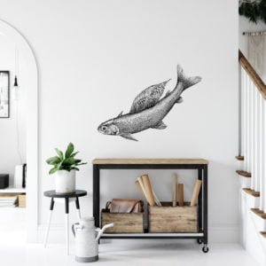 Muursticker Fine Forest - Vlagzalm - fineforest.nl