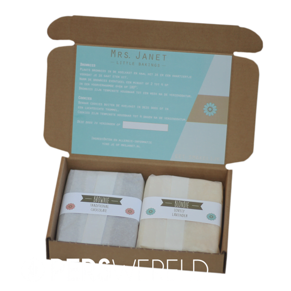 Ambachtelijke brownies, blondies en cookies - mrsjanet.nl