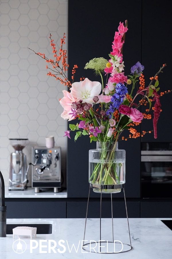 Monday Vase met standaard - puikdesign