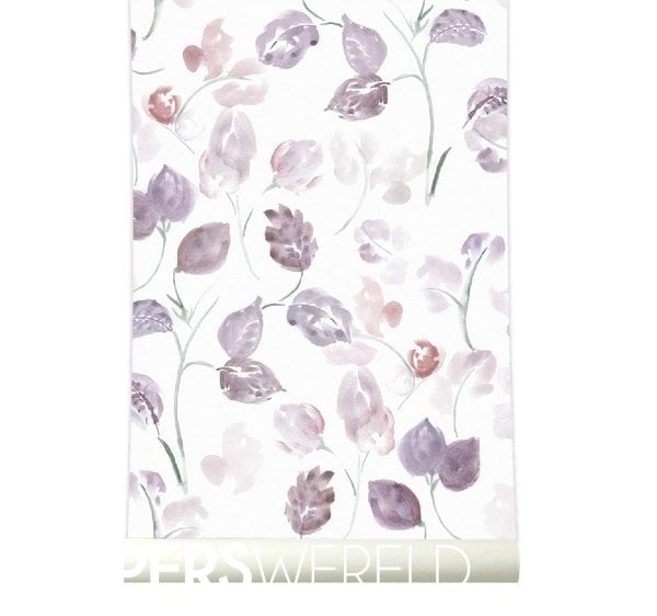 Behang Bloom Purple
