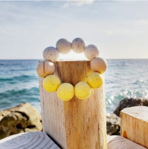 Basic Chewie geel wit - chewiesandmore.com