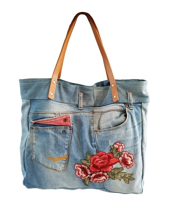 Tas van gerecyclede jeans