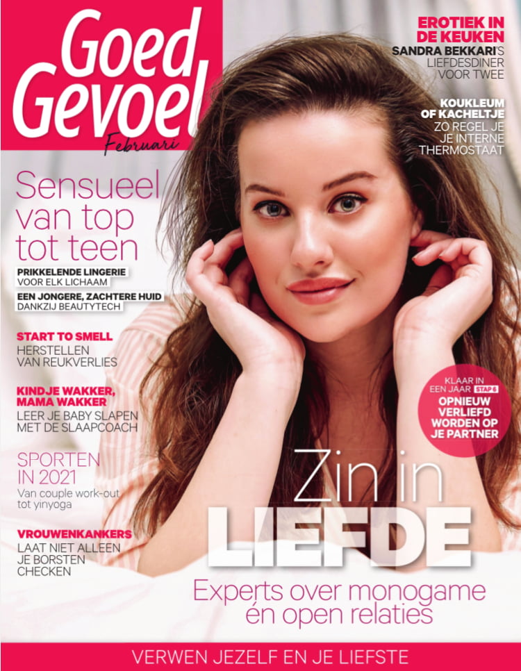 Tijdschrift Goed Gevoel Magazine cover - februari 2021