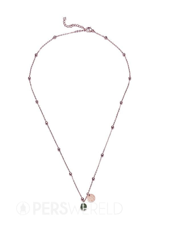 proudmama-ketting-steel-collection-roze-mos-agaat