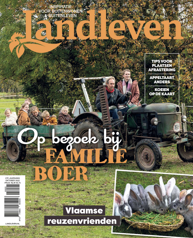 Tijdschrift Landleven cover - oktober 2022