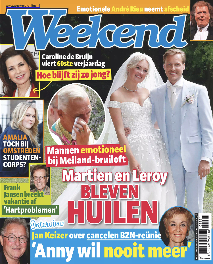 Tijdschrift Weekend 31 cover - augustus 2022