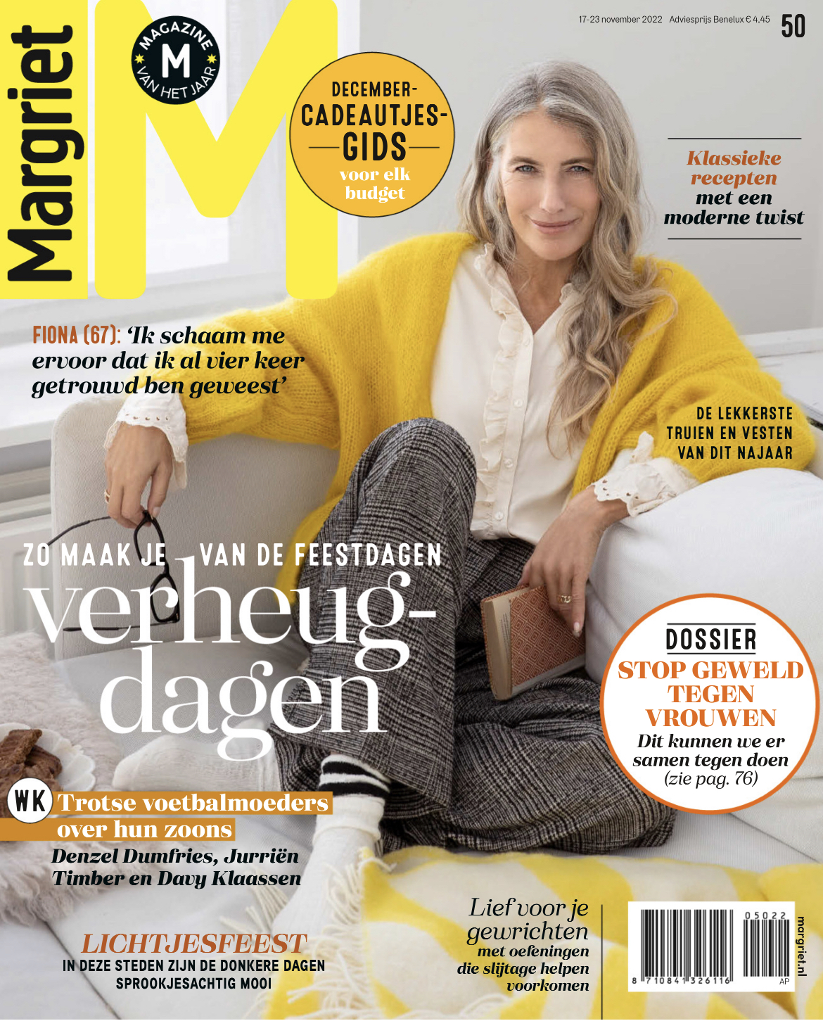 Tijdschrift Margriet 50 cover - november 2022