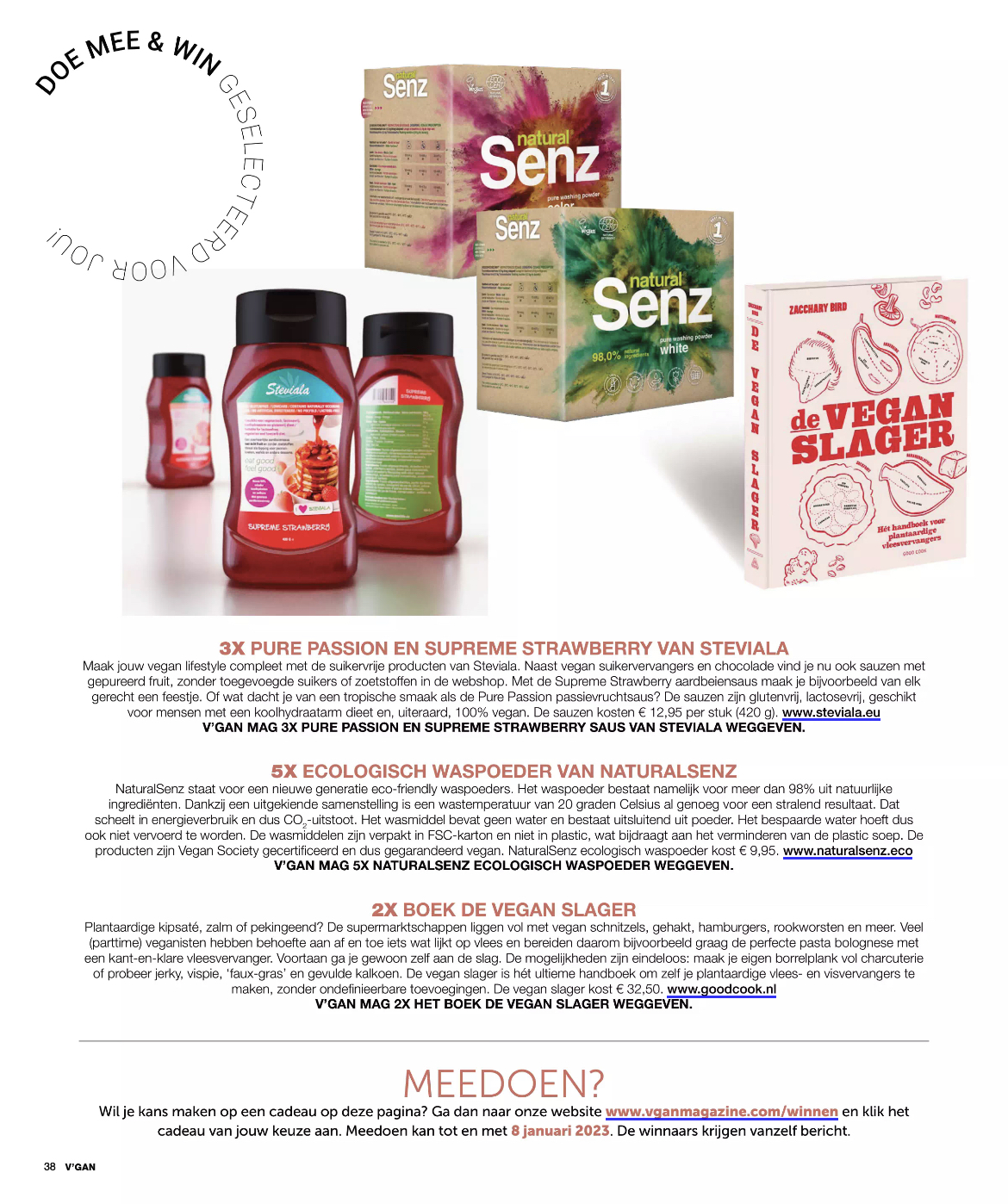 Tijdschrift Vegan LIfestyle Magazine - december 2022