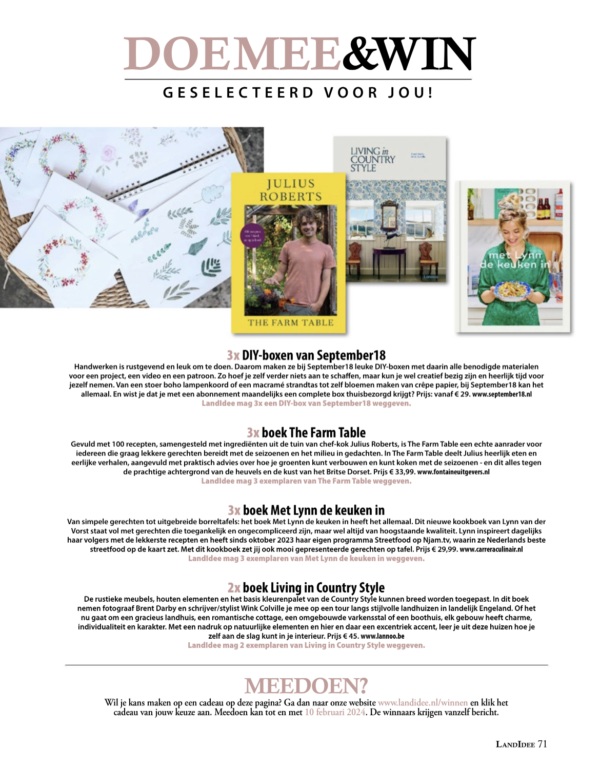 Tijdschrift Landidee 1 - januari 2024