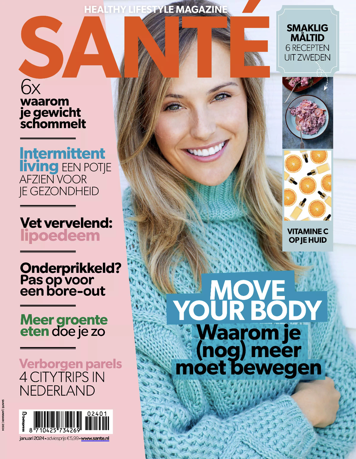 Tijdschrift Santé cover - januari 2024