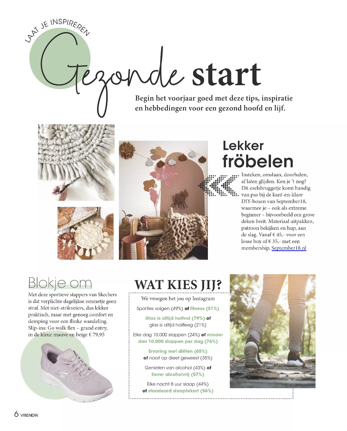 Tijdschrift Vriendin Special Gezond & Gelukkig 1 - maart 2024