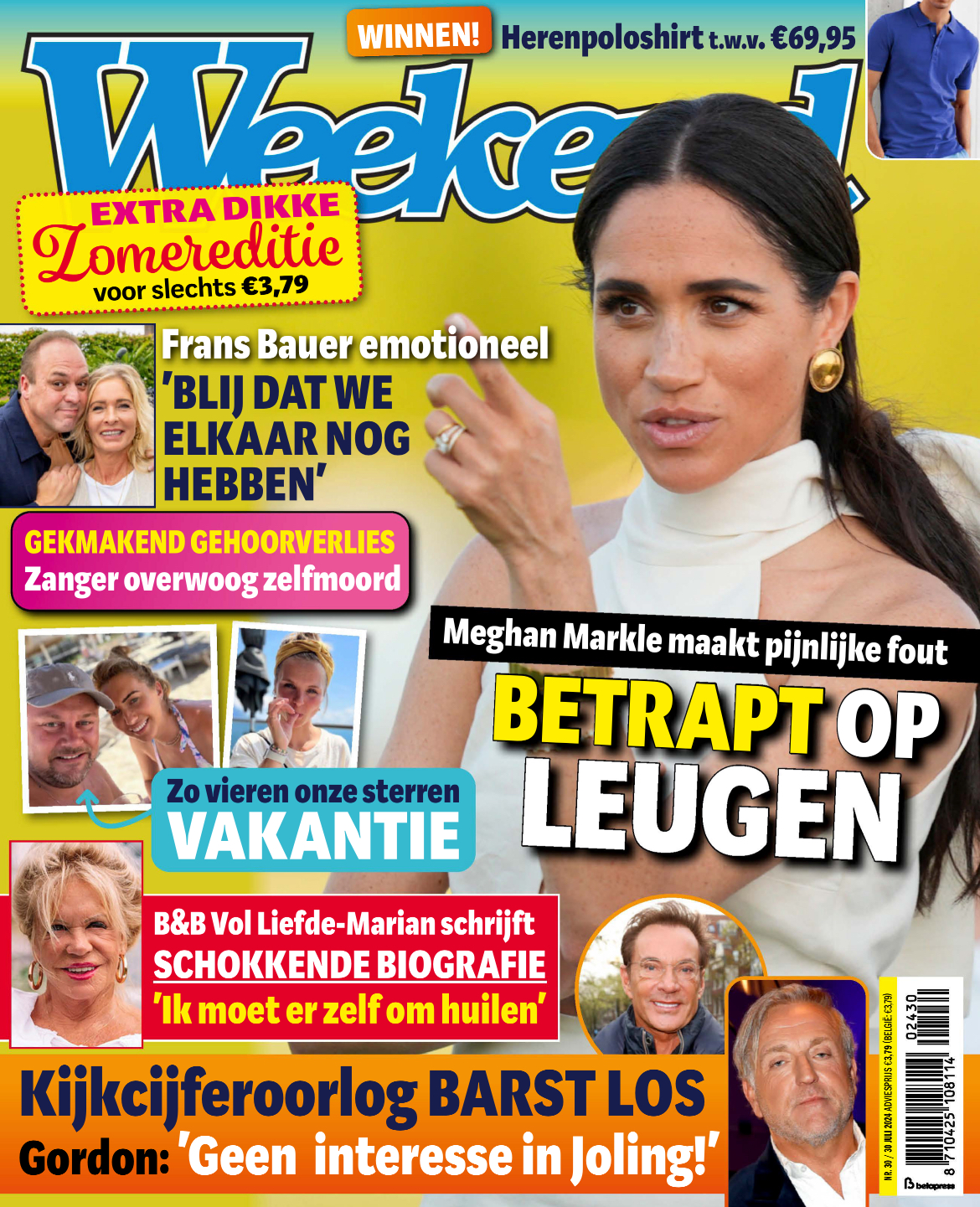 Tijdschrift Weekend 30 cover - augustus 2024