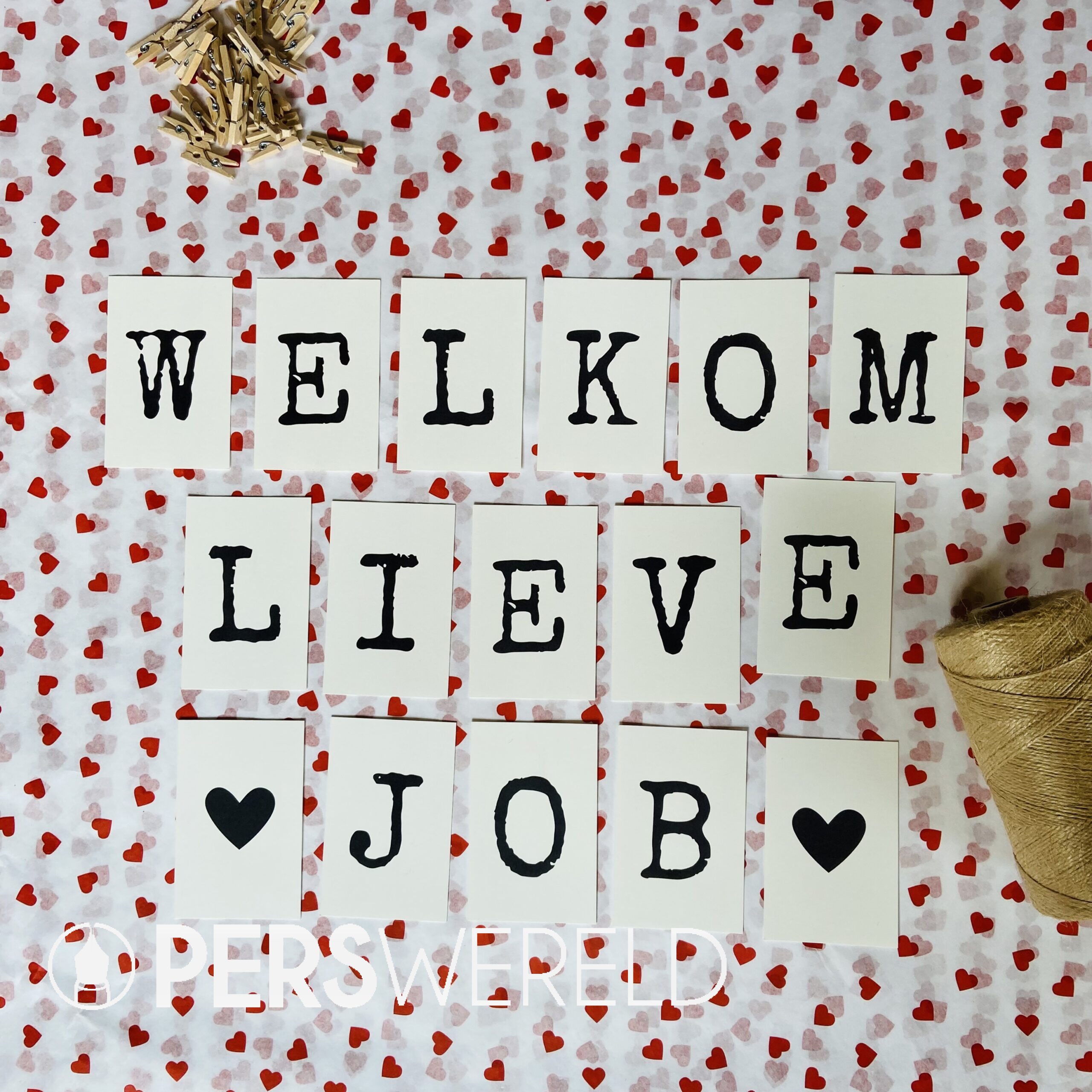 liefslabel-vintage-slinger-welkom-lieve-job