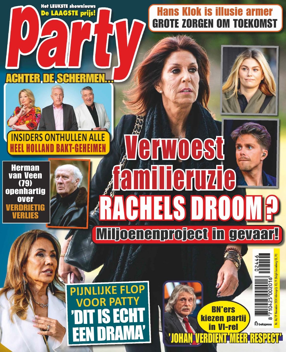 Tijdschrift Party 46 cover - november 2024