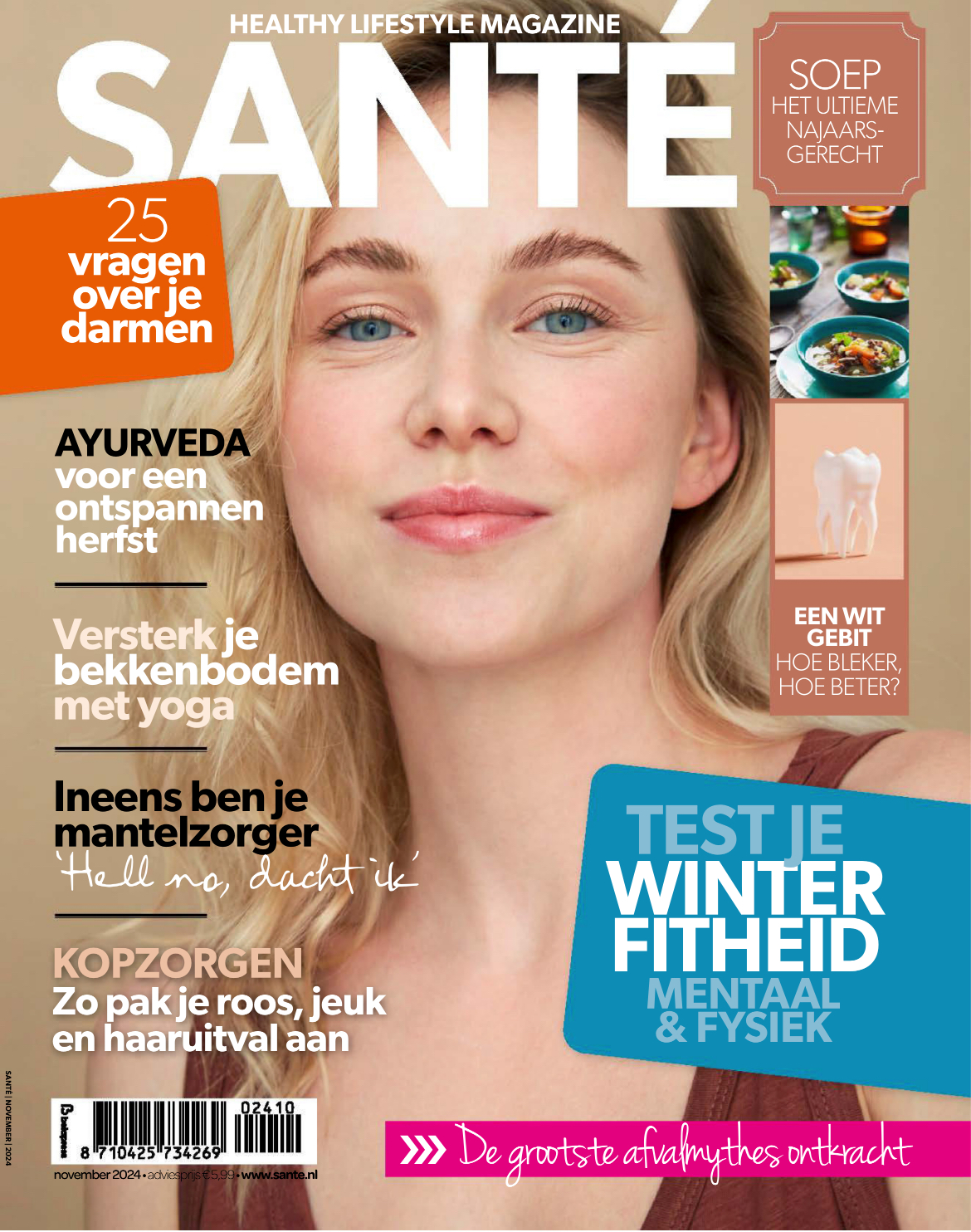 Tijdschrift Sante cover - november 2024