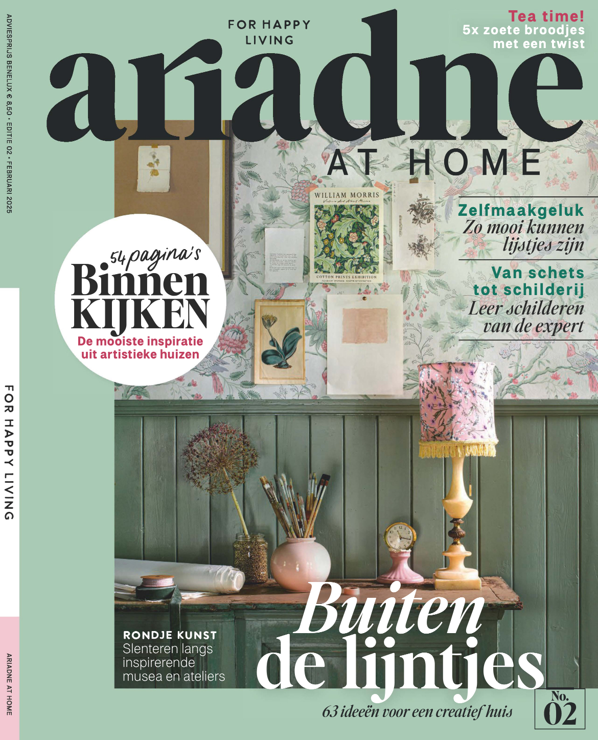 Tijdschrift Ariadne at Home cover - februari 2025