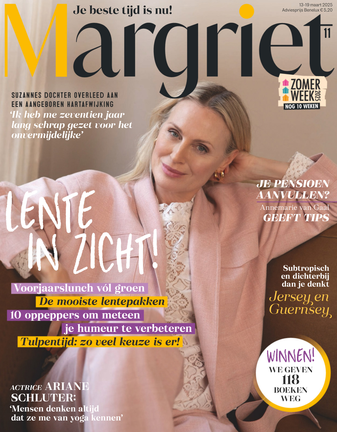 Tijdschrift Margriet 11 cover - maart 2025
