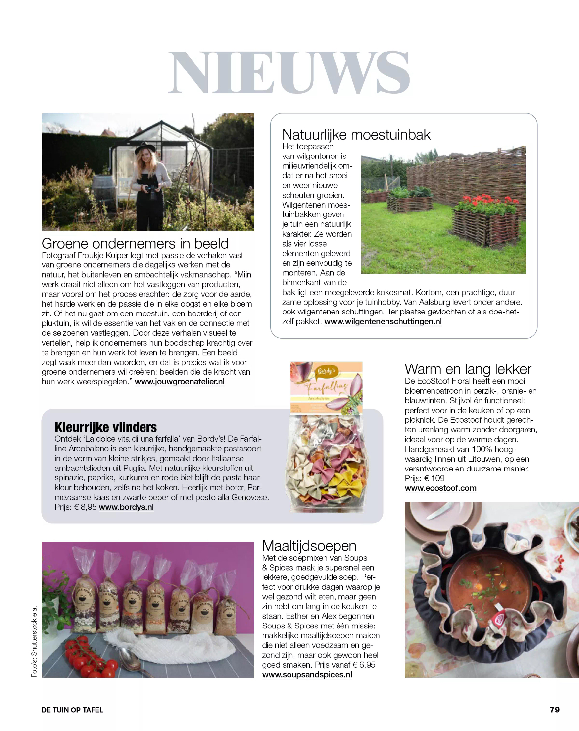 Tijdschrift De Tuin Op Tafel 2 - mei 2025