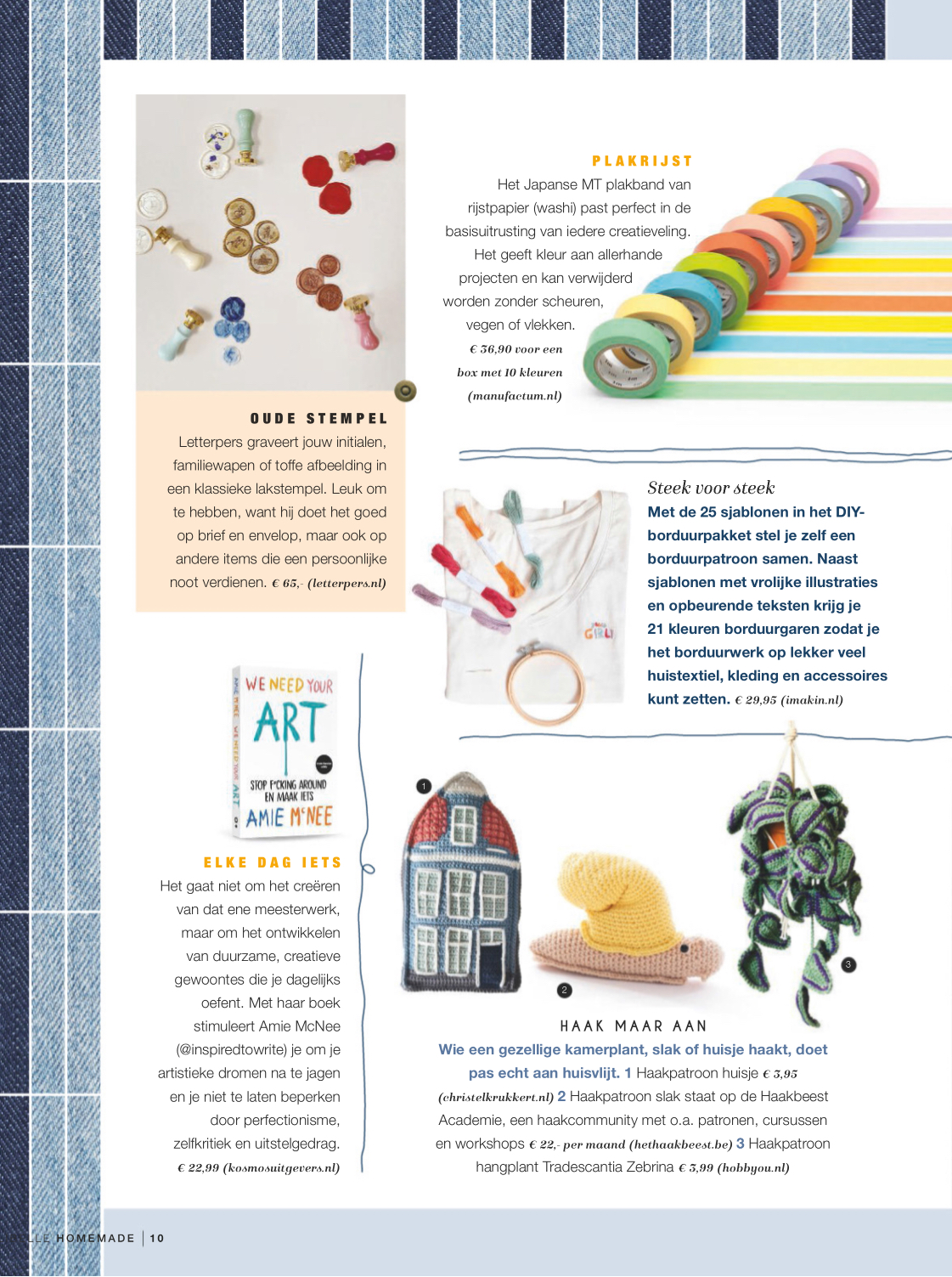 Tijdschrift Libelle Home made - april 2025