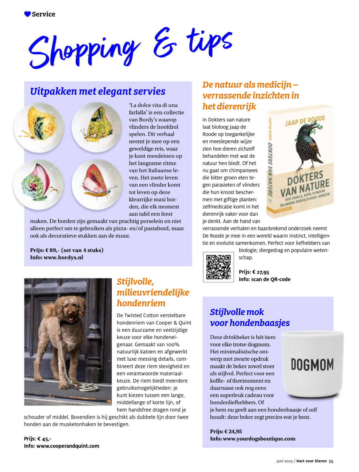 Tijdschrift Hart voor Dieren - juni 2025