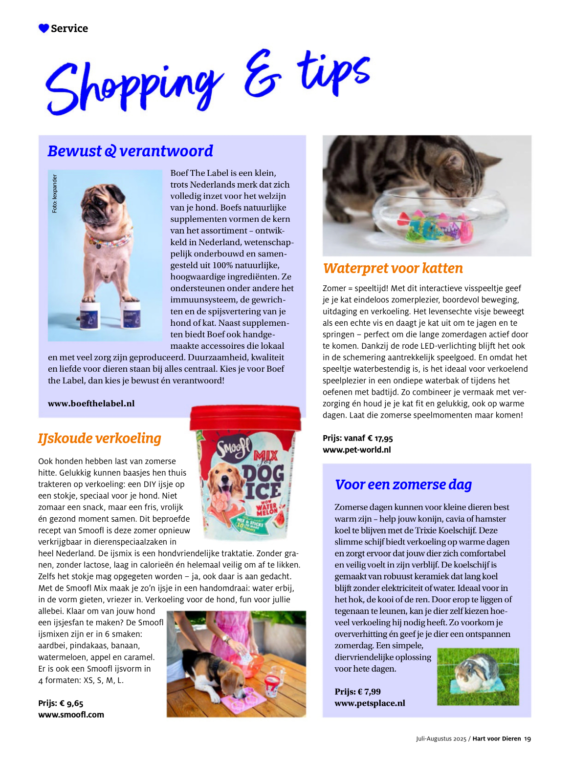 Tijdschrift Hart voor Dieren 7 - juli 2025