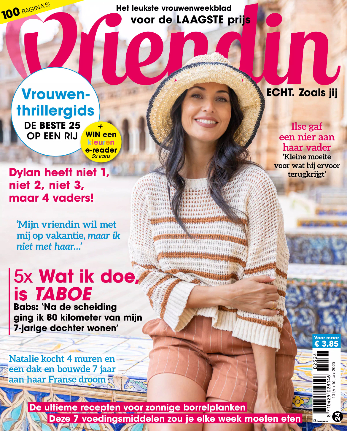 Tijdschrift Vriendin 24 cover - juni 2025
