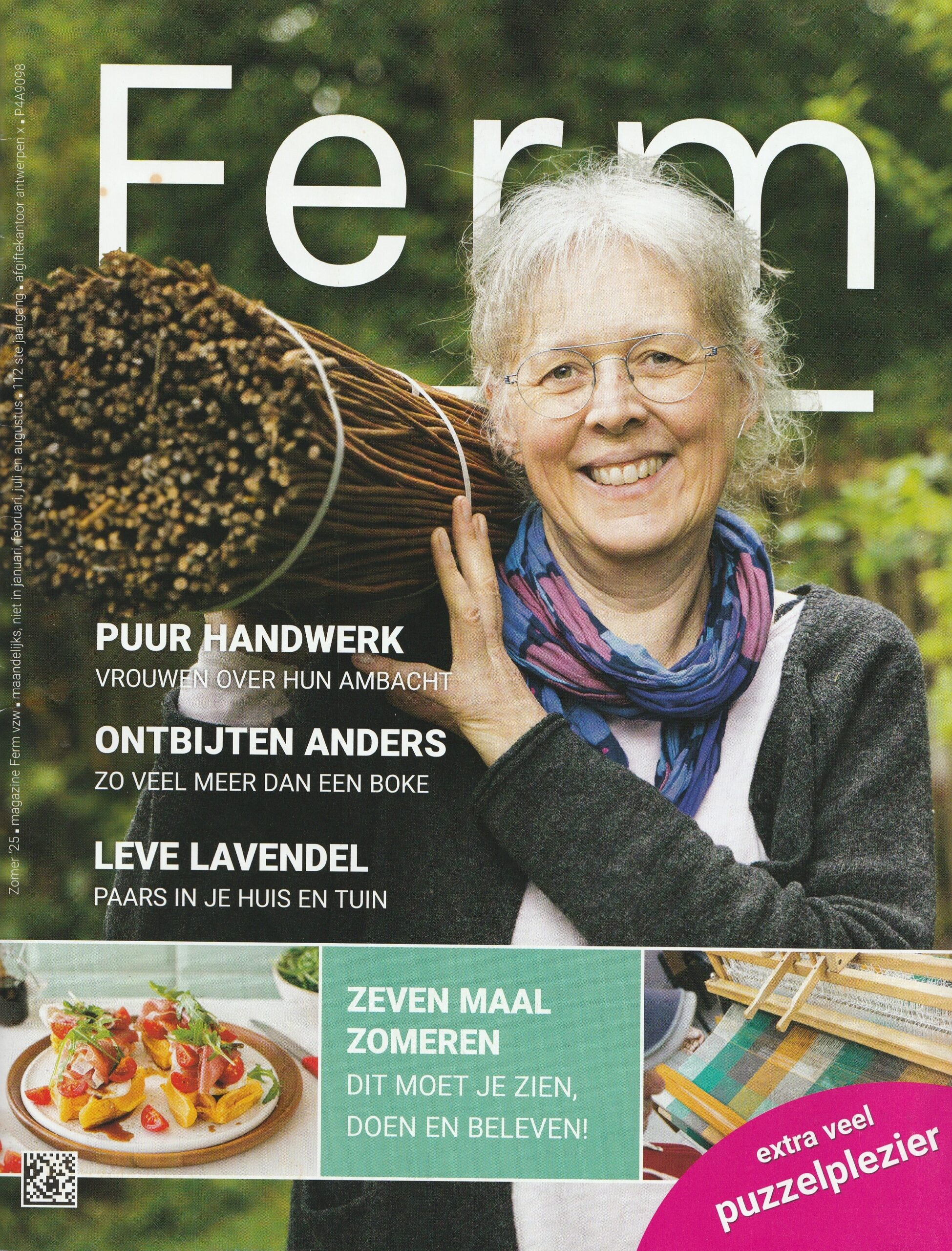 Tijdschrift FERM Magazine cover - zomer 2025