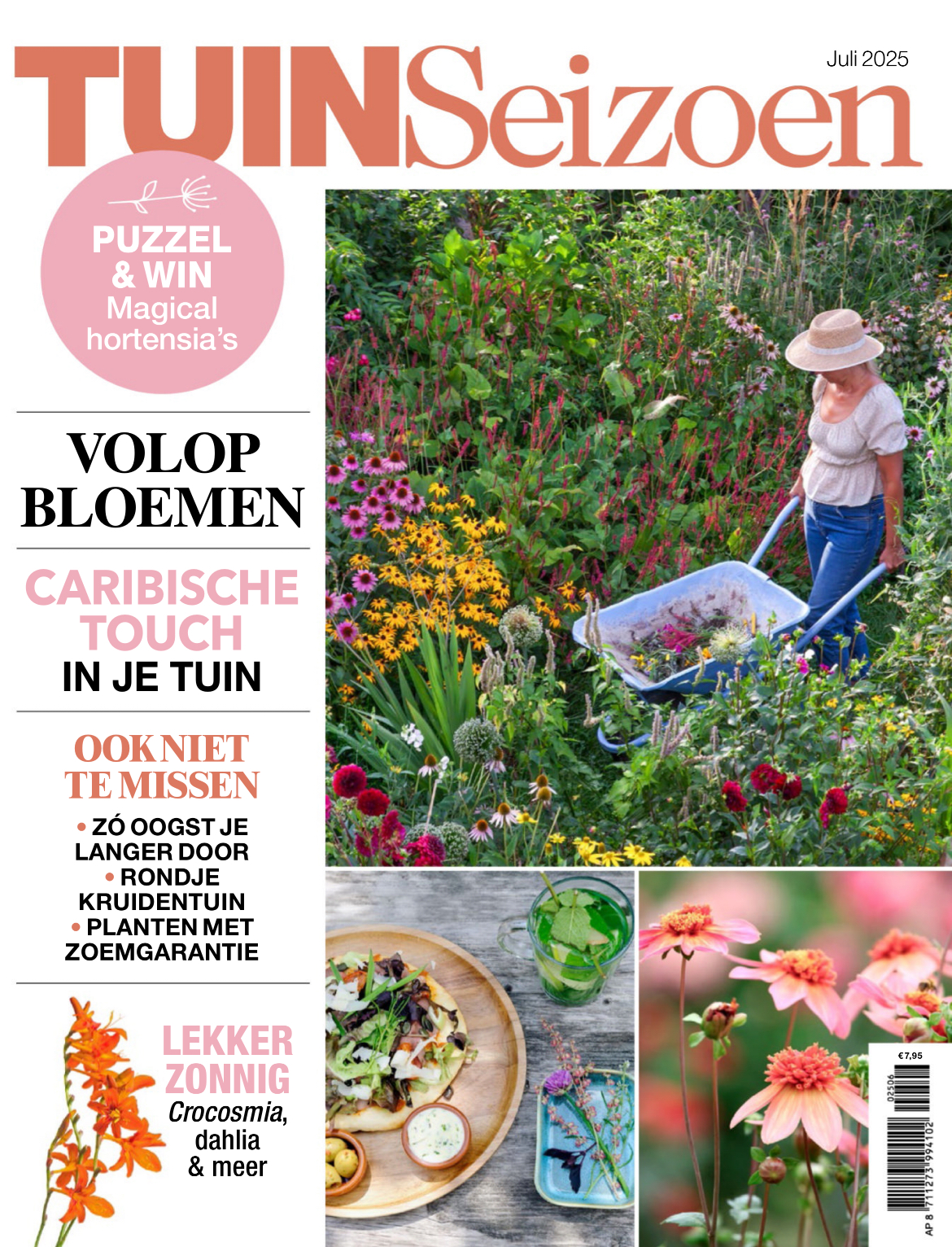 Tijdschrift TUINSeizoen cover - juli 2025
