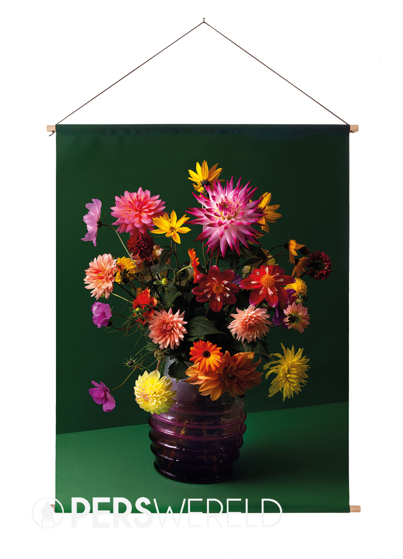 flatflowers-wandkleed-dahlias